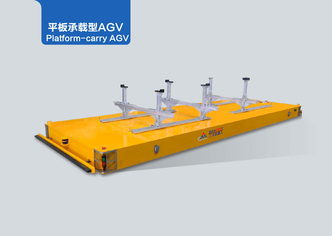 Plate load-bearing AGV